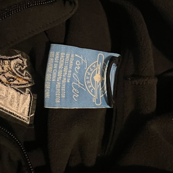 NWT Towson university black full zip jacket - Picture 4 of 5